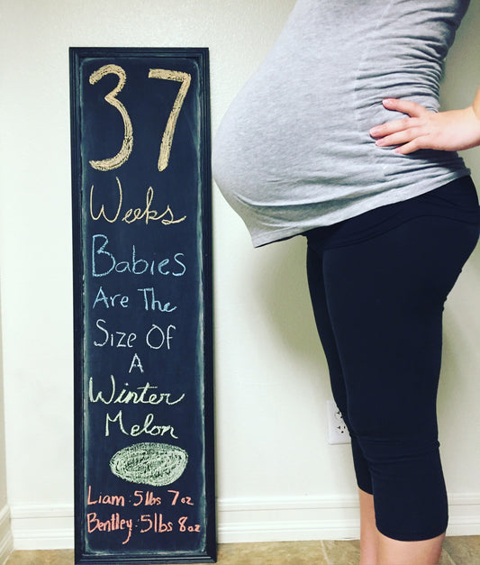 Twins | 37 Week Bumpdate