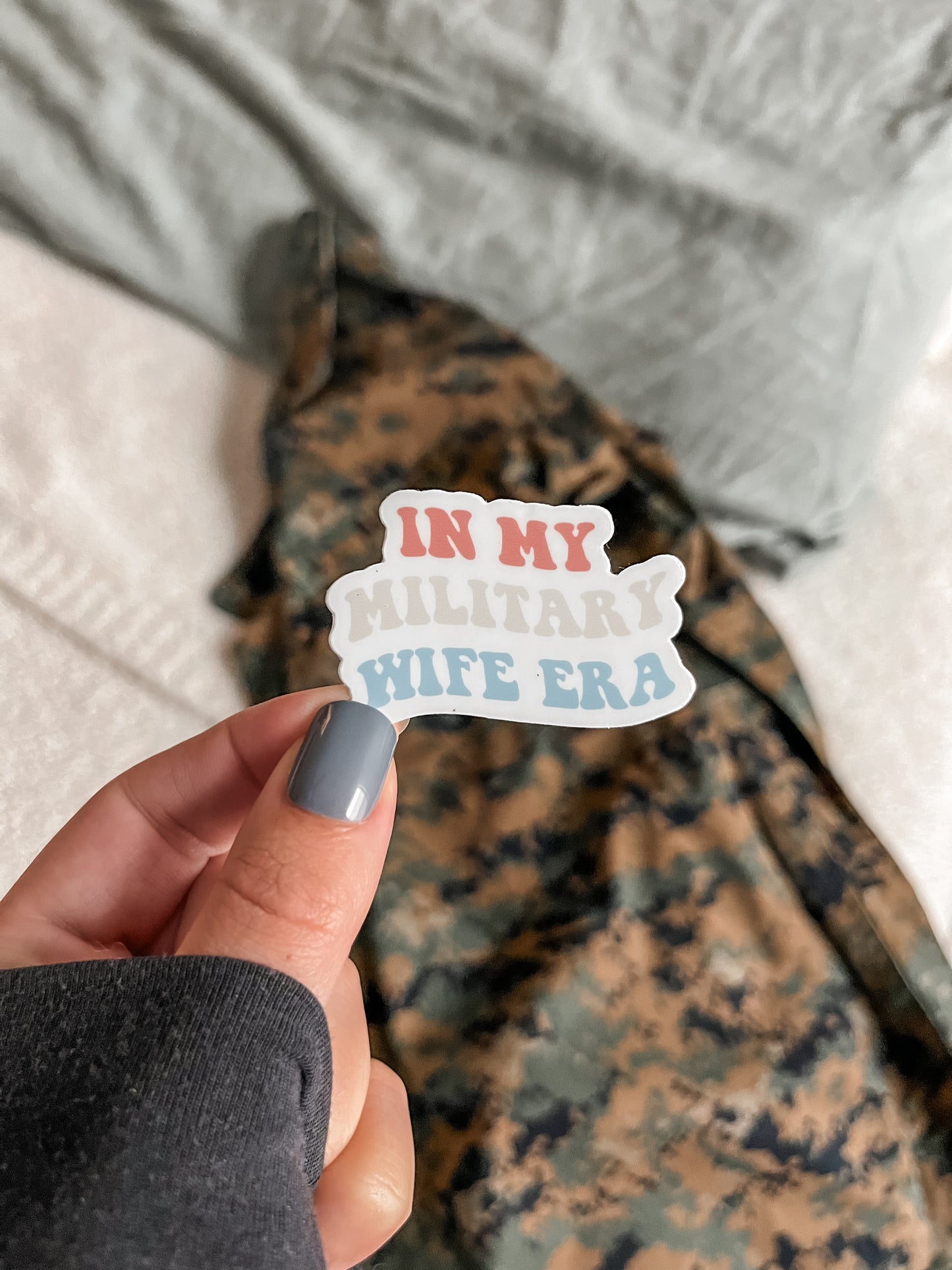 My Military Wife Era Sticker